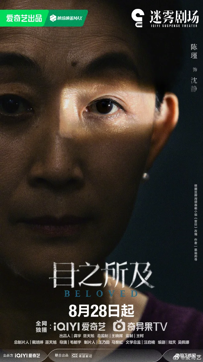 《目之所及》定档8月28日，爱奇艺悬疑大剧震撼来袭