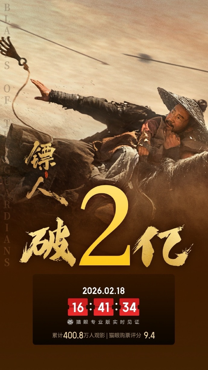 《镖人：风起大漠》票房破2亿但排片垫底，武侠片还有未来吗？