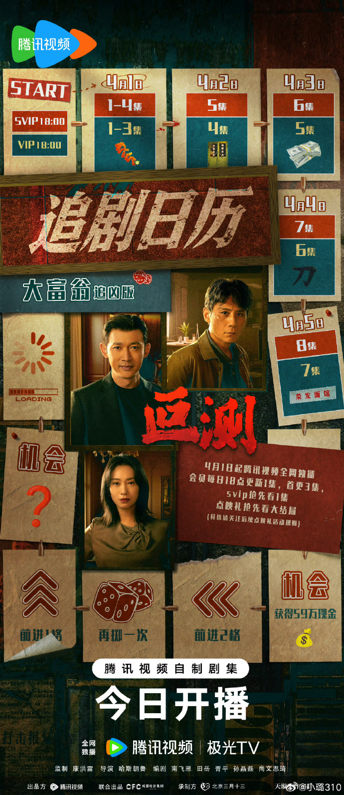 《叵测》追剧日历,刑侦悬疑剧叵测开播