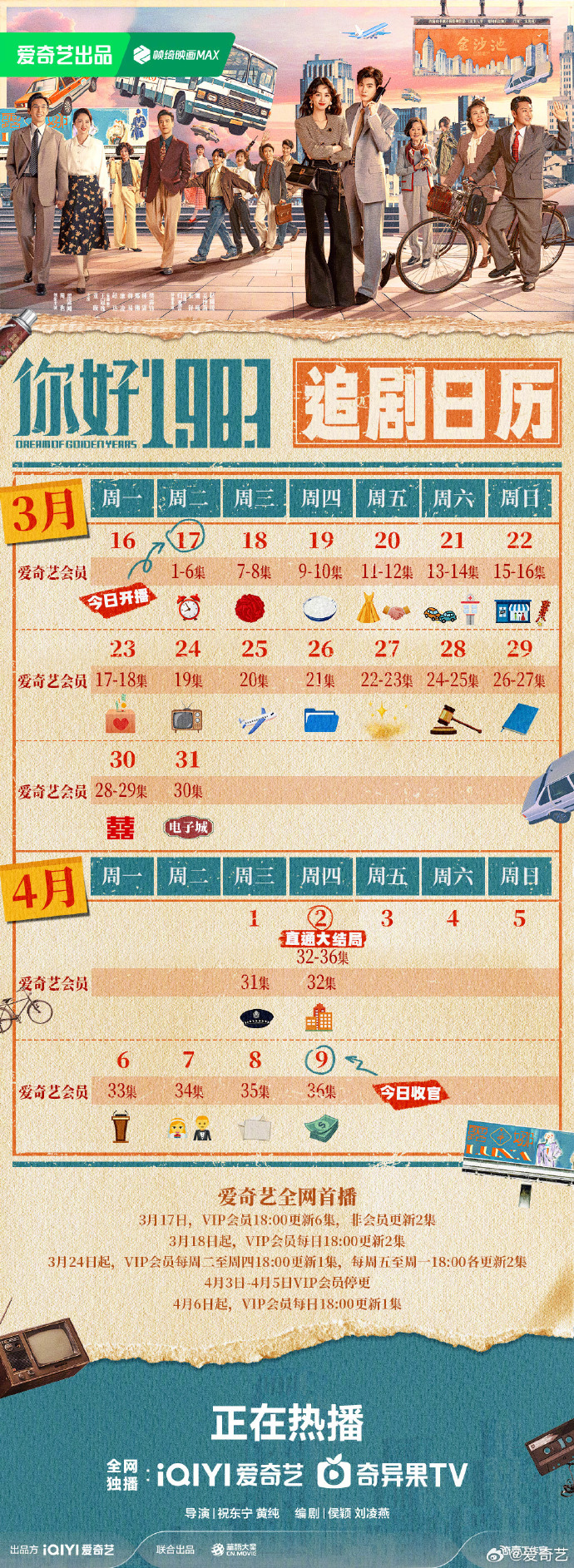 《你好1983》加更礼今晚解锁 5集直通大结局